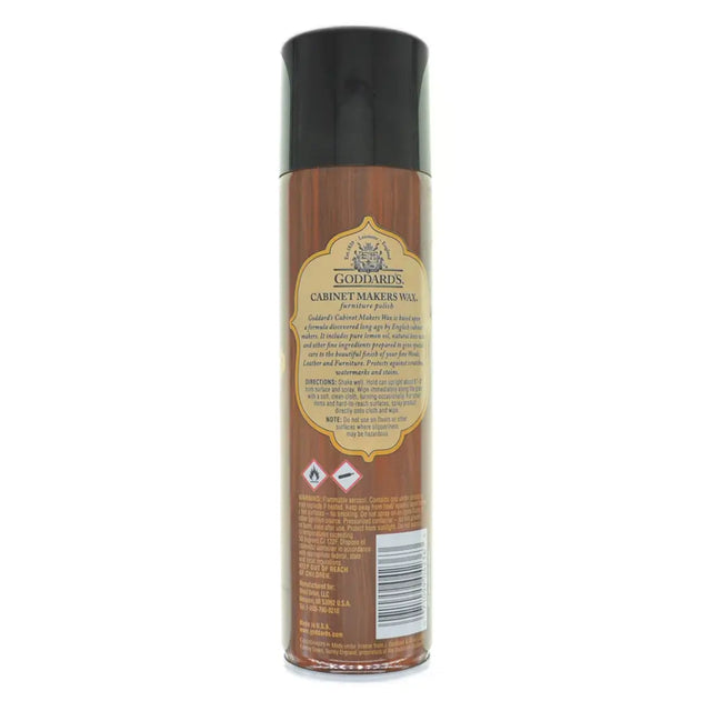 Aerosol can with a label on a white background