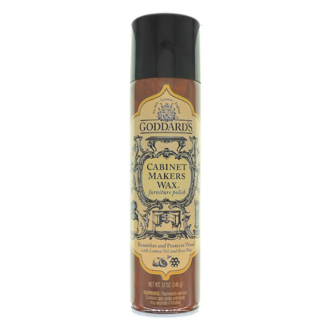 Goddard's Cabinet Makers Wax can on a white background