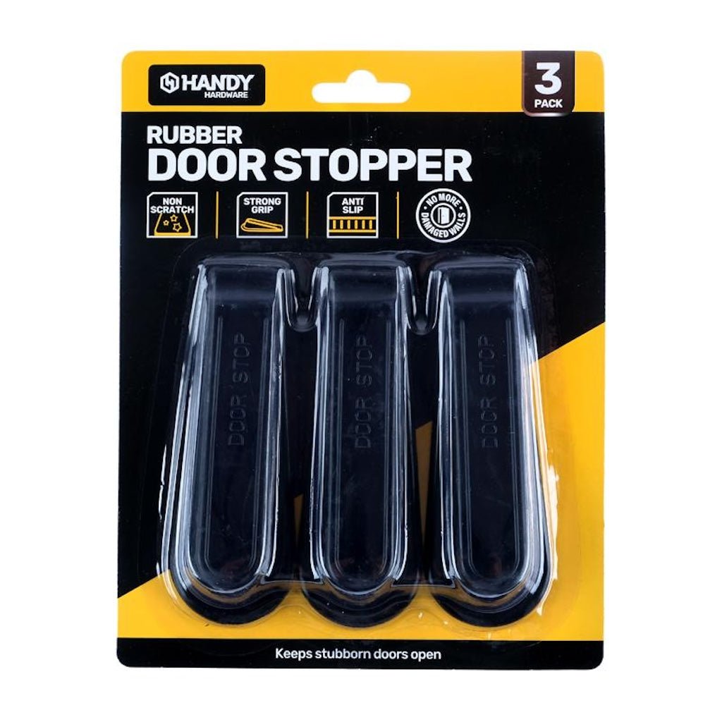 Handy Hardware 3pc Rubber Door Stopper 42777