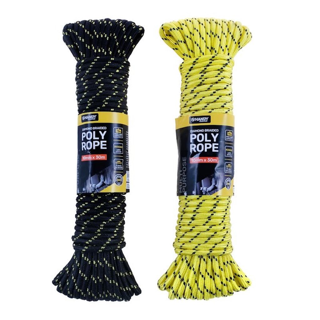 Handy Hardware Diamond Braided Poly Rope 10mm X 30m 136056