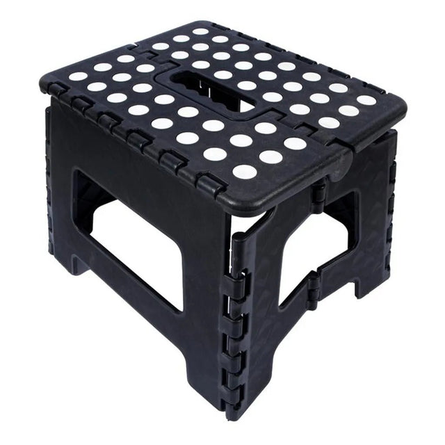 Handy Hardware Plastic Folding Step Stool Black 29x22x22cm 225064
