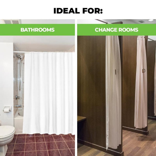 HOME MASTER PEVA Shower Curtain 1.8M With Hooks 218455