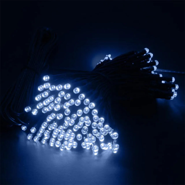 HOME MASTER Solar Fairy Lights Cool White 100LED 184736