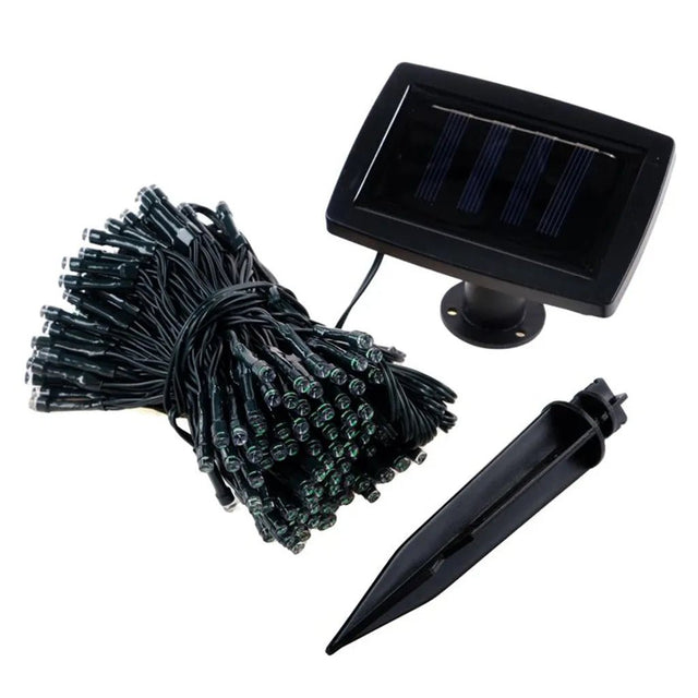 HOME MASTER Solar Fairy Lights Cool White 100LED 184736