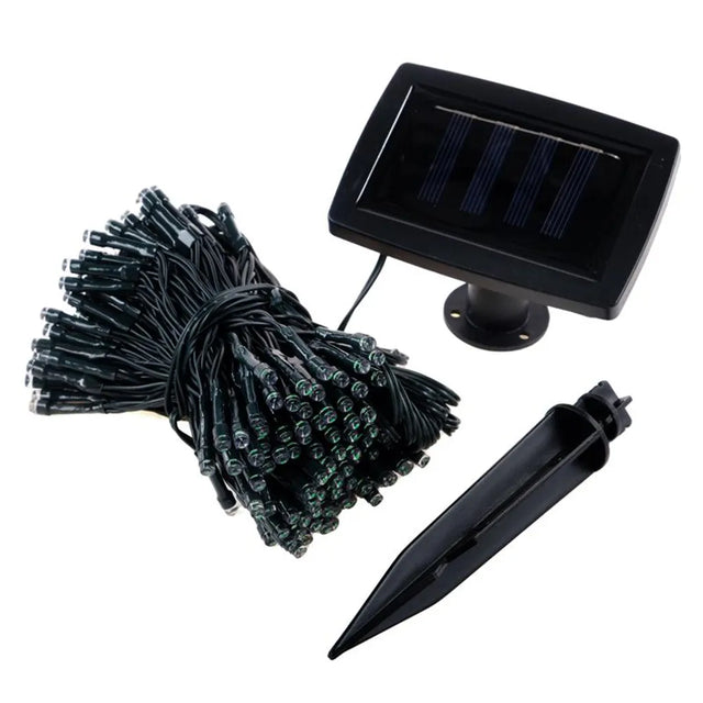 HOME MASTER Solar Fairy Lights Cool White 100LED 184736