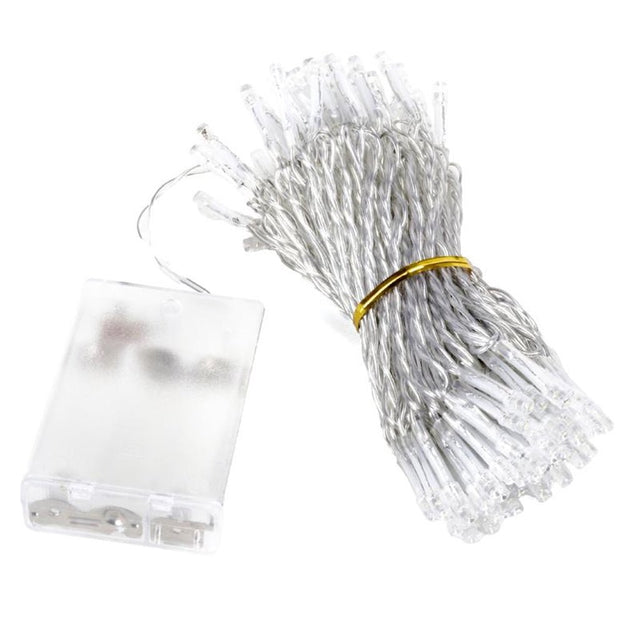 illuminex Battery Fairy Lights Cool White 100LED 249251