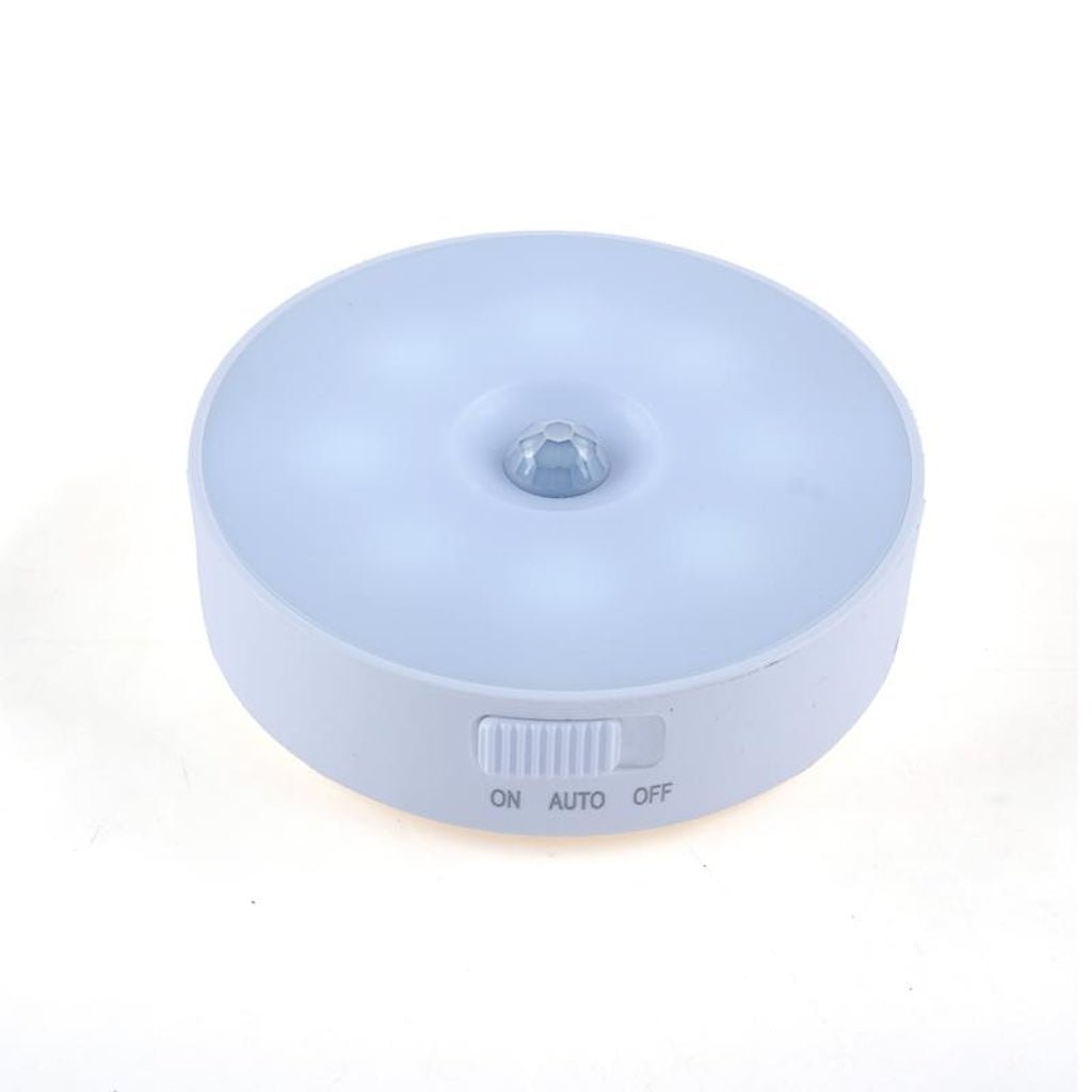 illuminex Battery Operated Motion Sensor LED Night Light Cool White 50Lumens