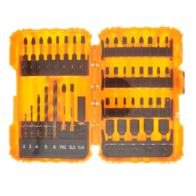 Ingco Impact Screwdriver Bit Set 45Pcs HTE - AKDL24502