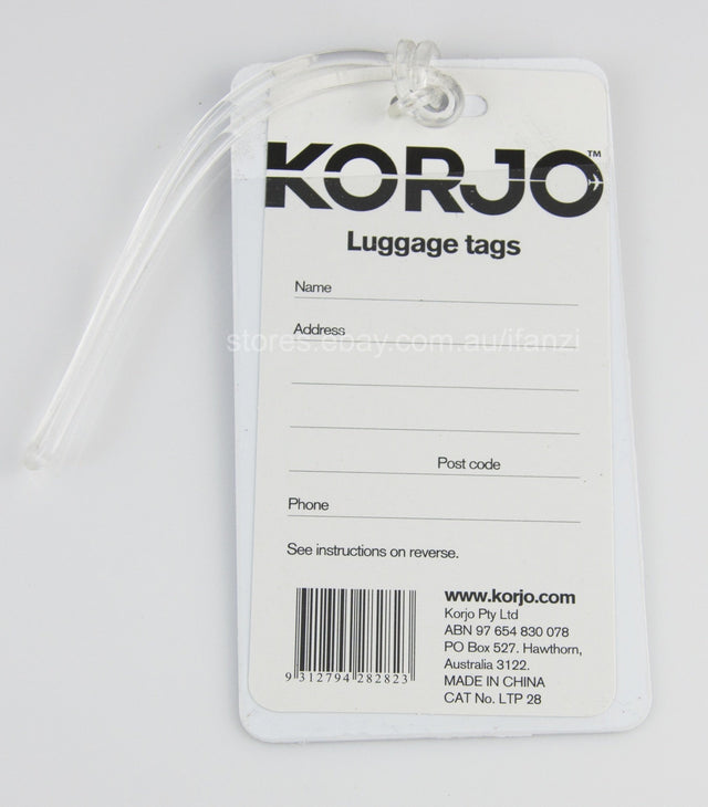 KORJO Australia Flag/Map Travel Luggage Tags LTP28