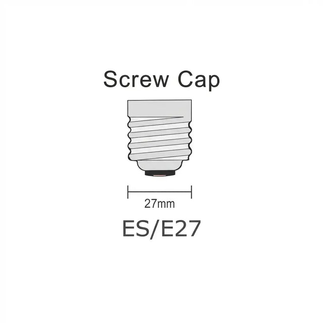Illustration of a screw cap with dimensions on a white background