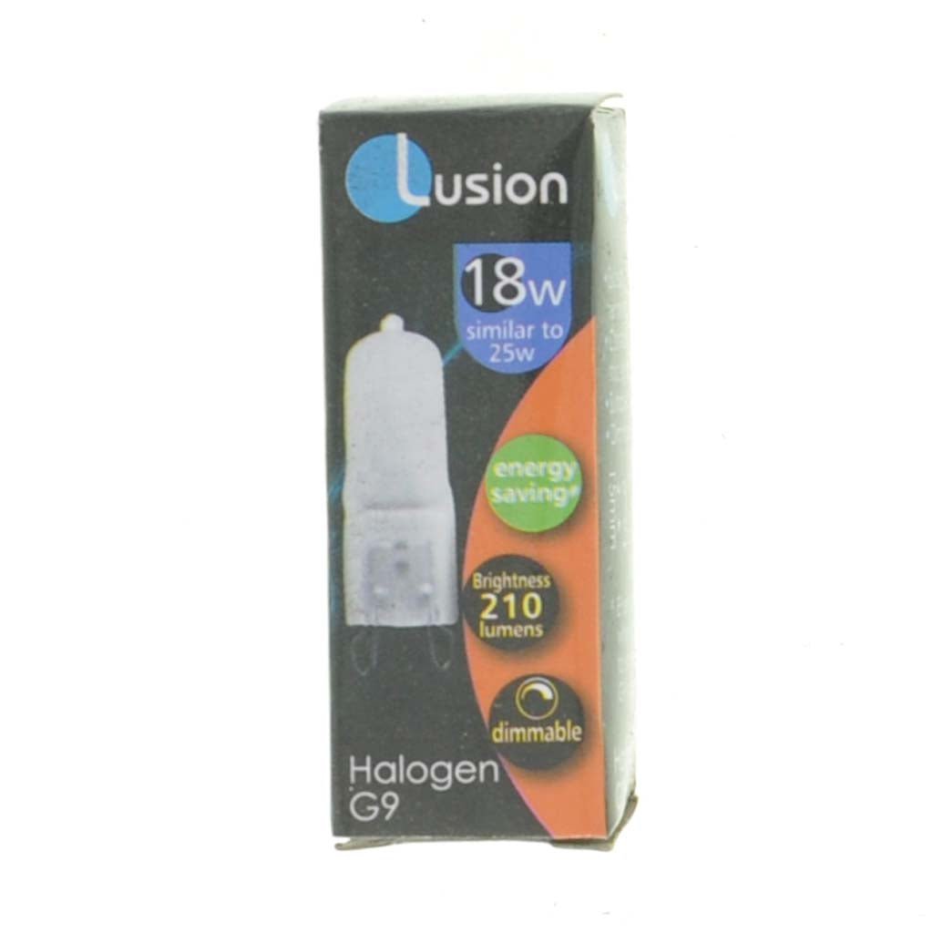 Lusion Bi - Pin Halogen Light Bulb G9 240V 18W Frosted 30400
