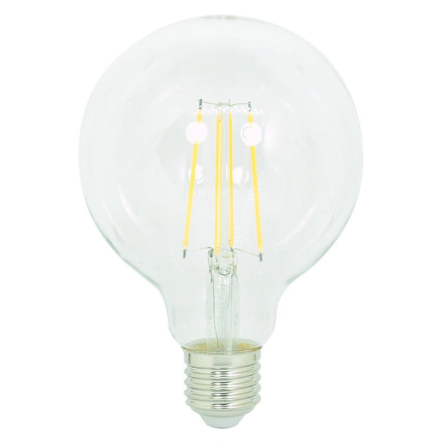 Lusion G95 Filament Spherical LED Light Bulb E27 240V 8W W/W 20958