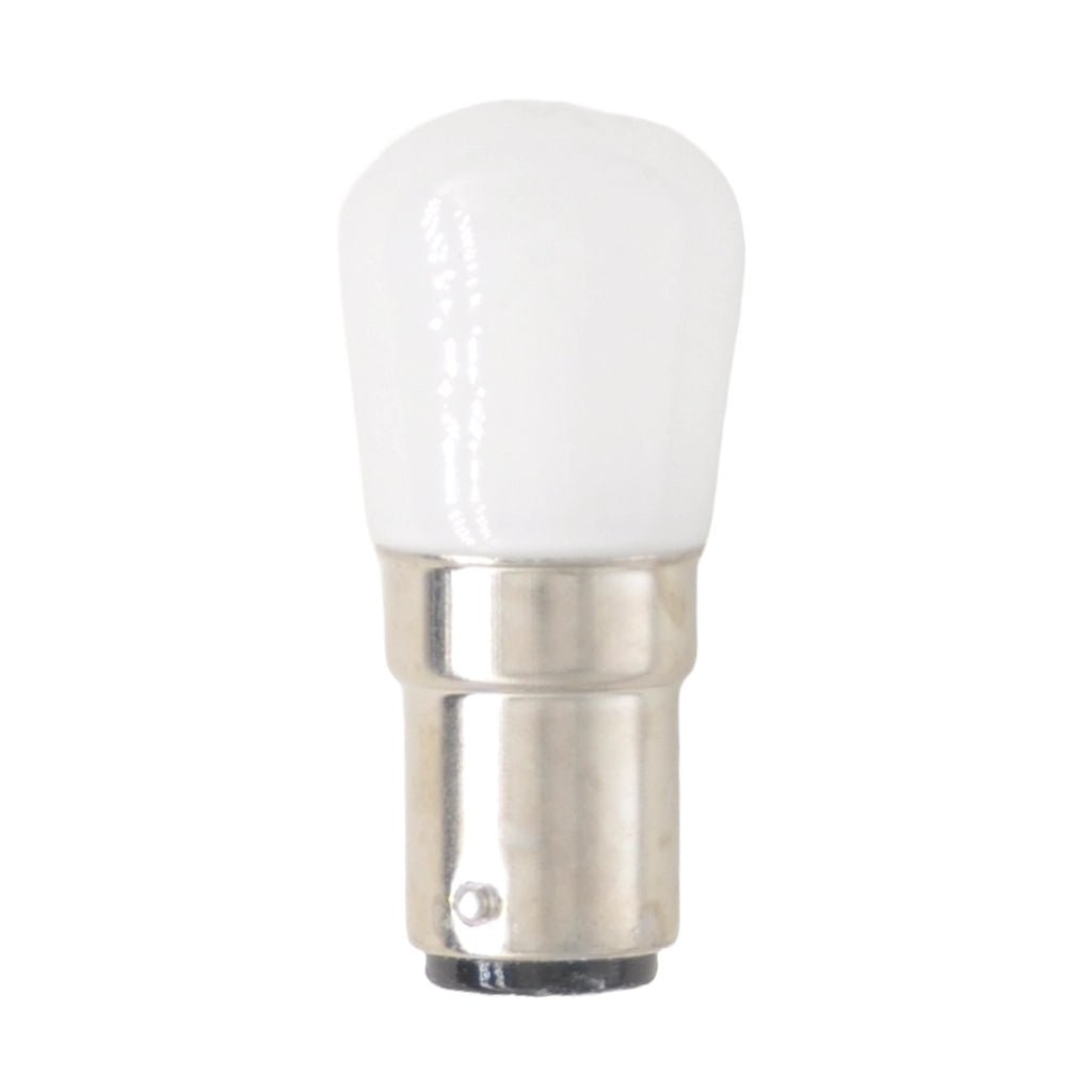 Lusion Pilot LED Light Bulb B15 240V 1.5W W/W Opal 20302
