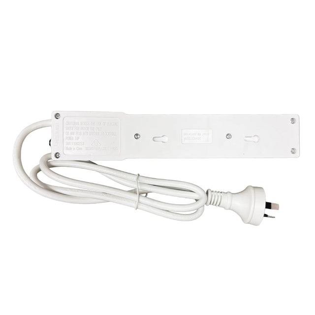 MaxEm 4 way Power Board 10A With Overload Protection White ELS - 0164