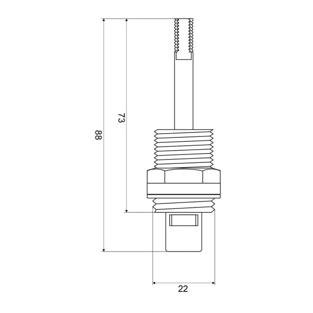 Mildon 1/2 Turn Clockwise Ceramic Disc Basin Spindle Chrome 11900BC
