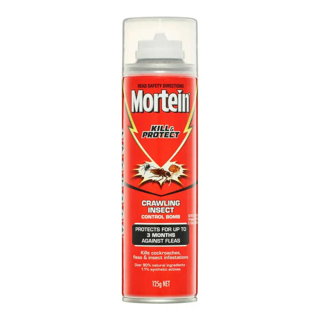 Mortein Kill & Protect DIY Crawling Insect Control Bomb 3x125g 3202785