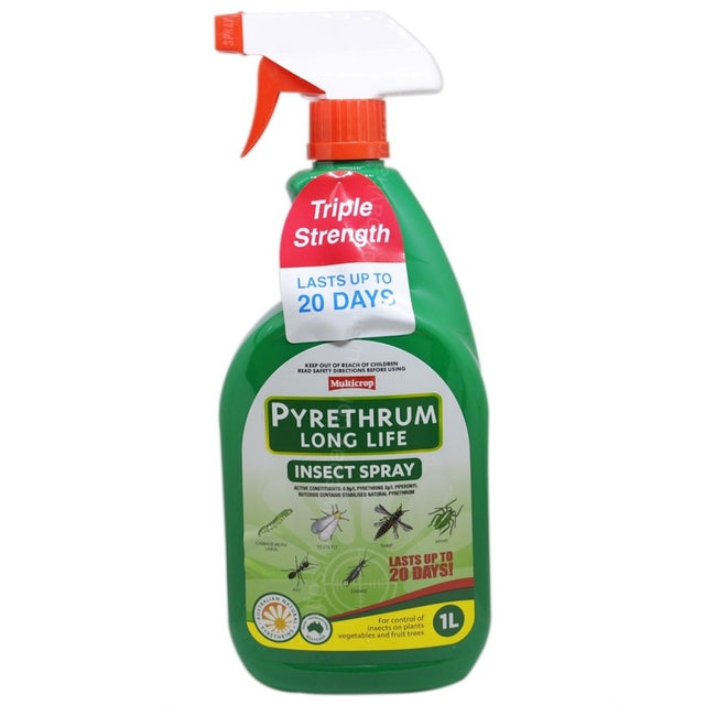 Multicrop Pyrethrum Long Life Insect Spray 1L 91117