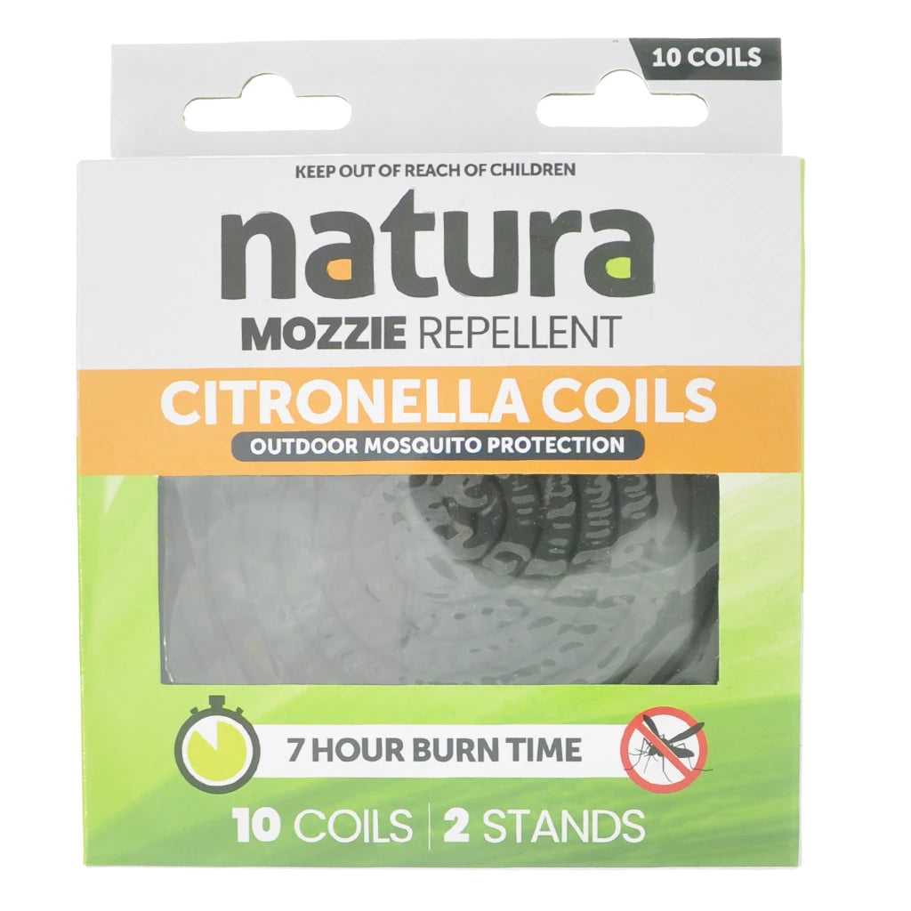 natura Citronella Mosquito Coils 7HR 10Pcs HOM-749