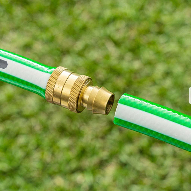 neta Solid Brass Screw - On Hose Joiner Fits 18mm Hose MH/RBS000B35