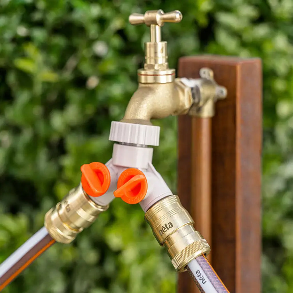 universal 12mm 2 way tap connector