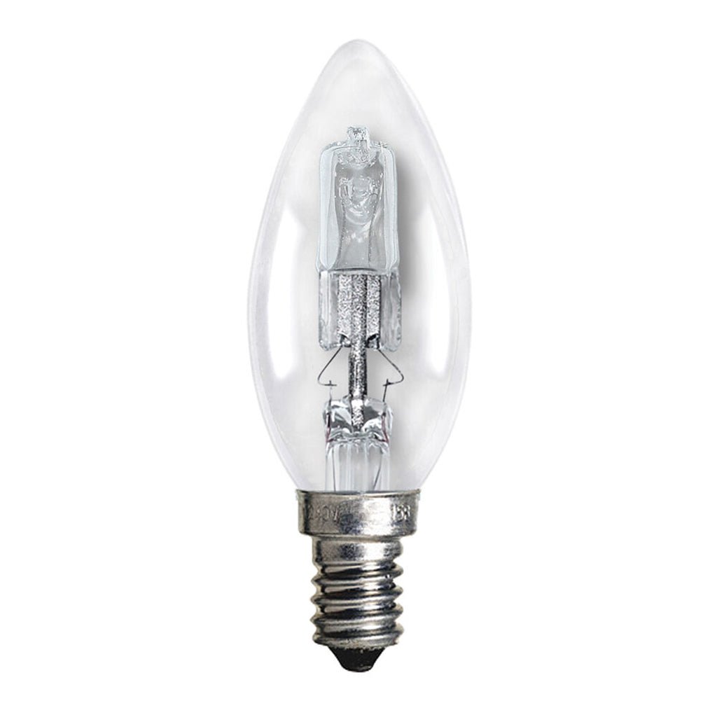 nls Candle Halogen Light Bulb E14 240V 28W Clear