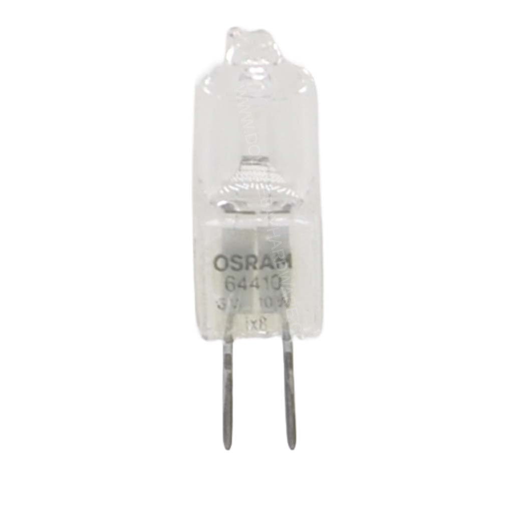 OSRAM Bi - Pin Halogen Light Bulb G4 6V 10W Clear 64410