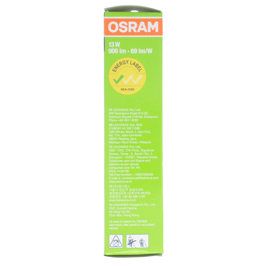 OSRAM Dulux D Compact Fluorescent Light Bulb G24d - 1 13W/840