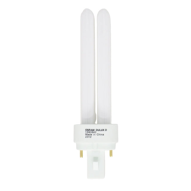OSRAM Dulux D Compact Fluorescent Light Bulb G24d - 1 13W/840