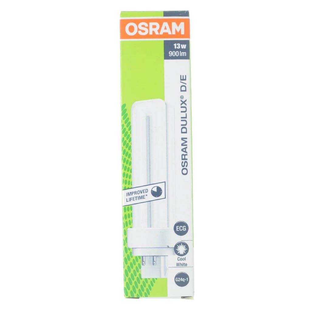 OSRAM DULUX D/E Compact Fluorescent Light Bulb G24q - 1 13W/840