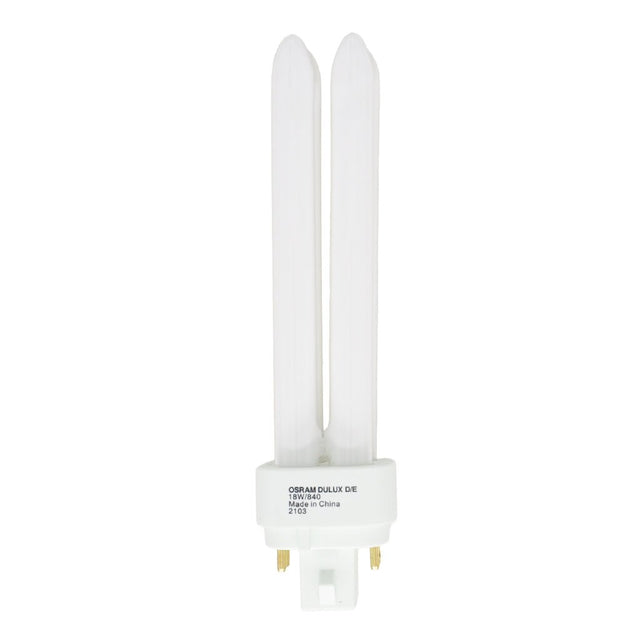 OSRAM DULUX D/E Compact Fluorescent Light Bulb G24q - 2 18W/840