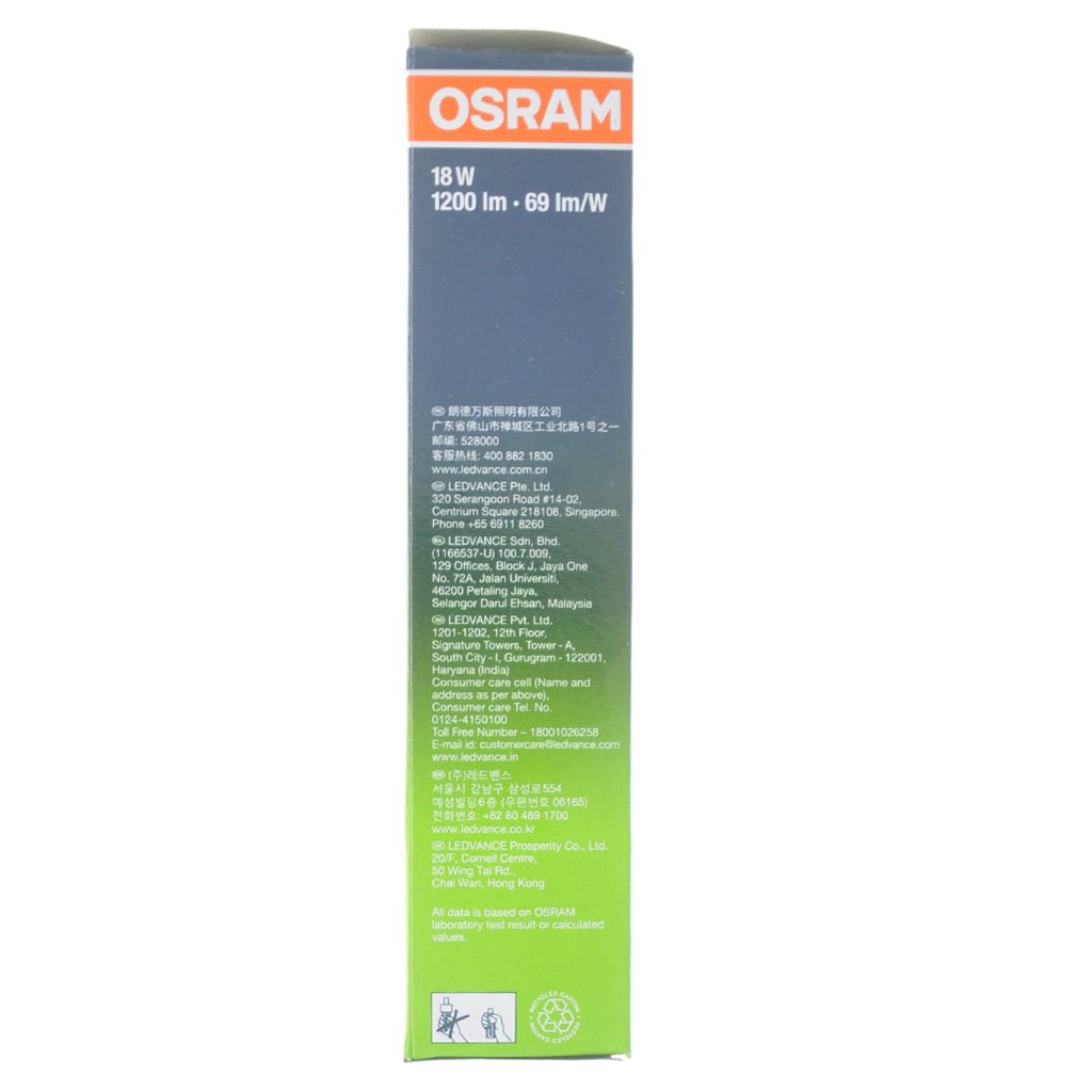 OSRAM DULUX D/E Compact Fluorescent Light Bulb G24q - 2 18W/840
