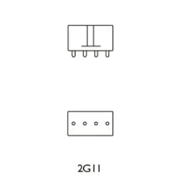 OSRAM DULUX L Compact Fluorescent Light Bulb 2G11 18W/840
