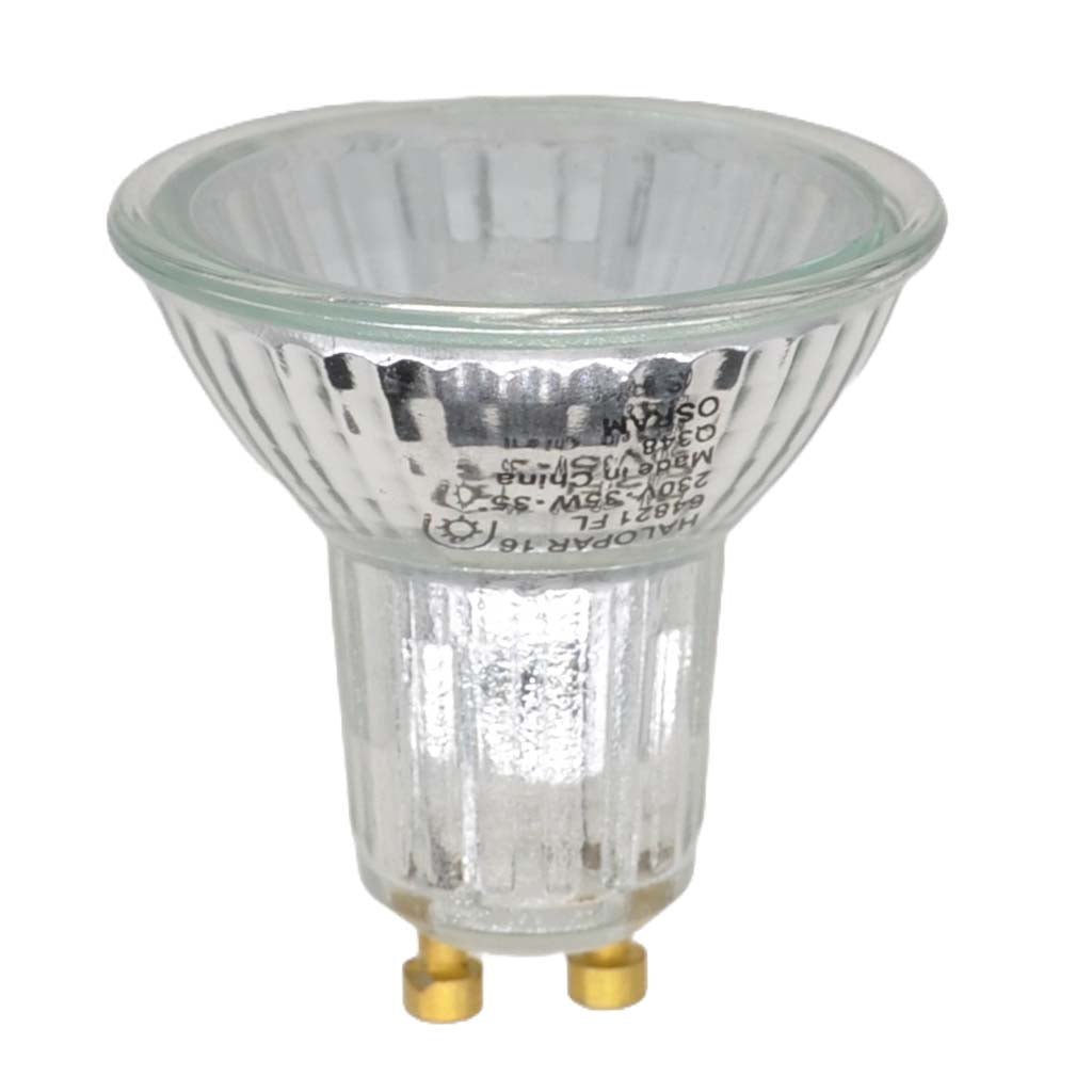 OSRAM Halopar 16 ALU MR20 Halogen Light Bulb GU10 240V 35W 35° 64821FL
