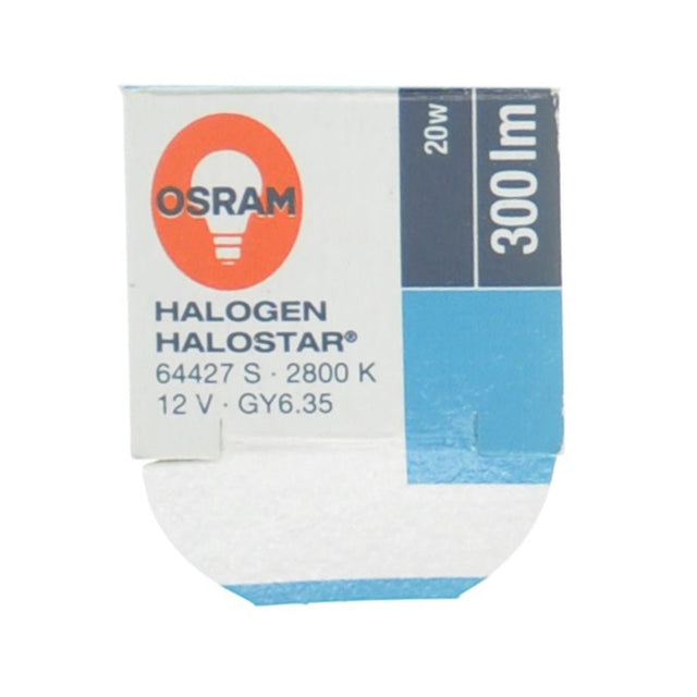 Osram Halostar Starlite Bi - Pin Halogen Light Bulb GY6.35 12V 20W 64427S