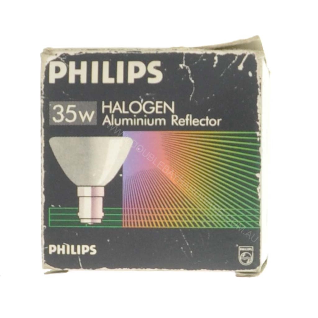 PHILIPS Aluminium Reflector Halogen Light Bulb BA15d 6V 35W 14° 6430