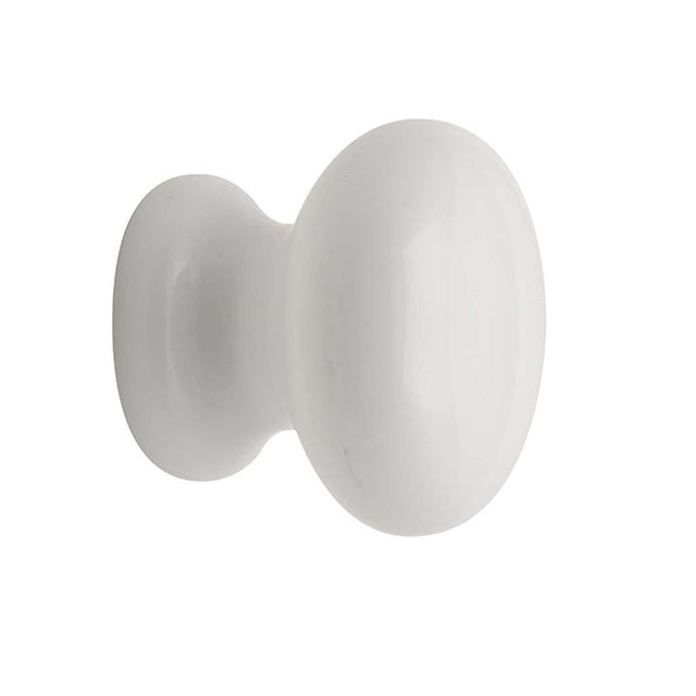 Prestige Mushroom Acrylic Knob White 45mm