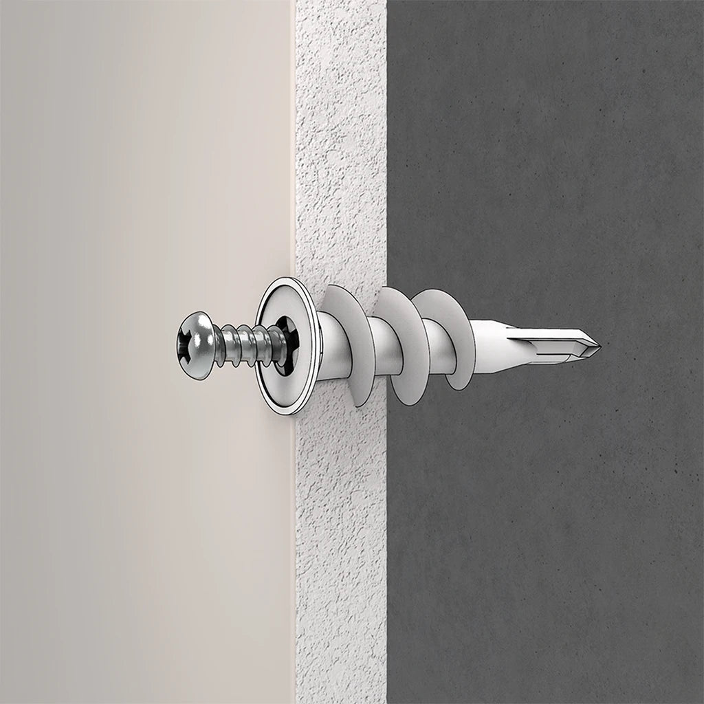 Ramset WallMate Nylon Plasterboard Anchor With Screws 10kg 4Pcs R463579