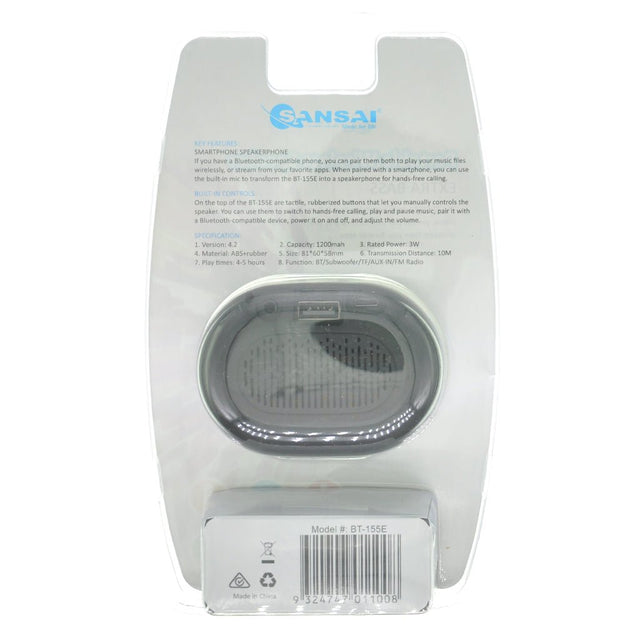 Sansai Portable Bluetooth Speaker 3W BT - 155E