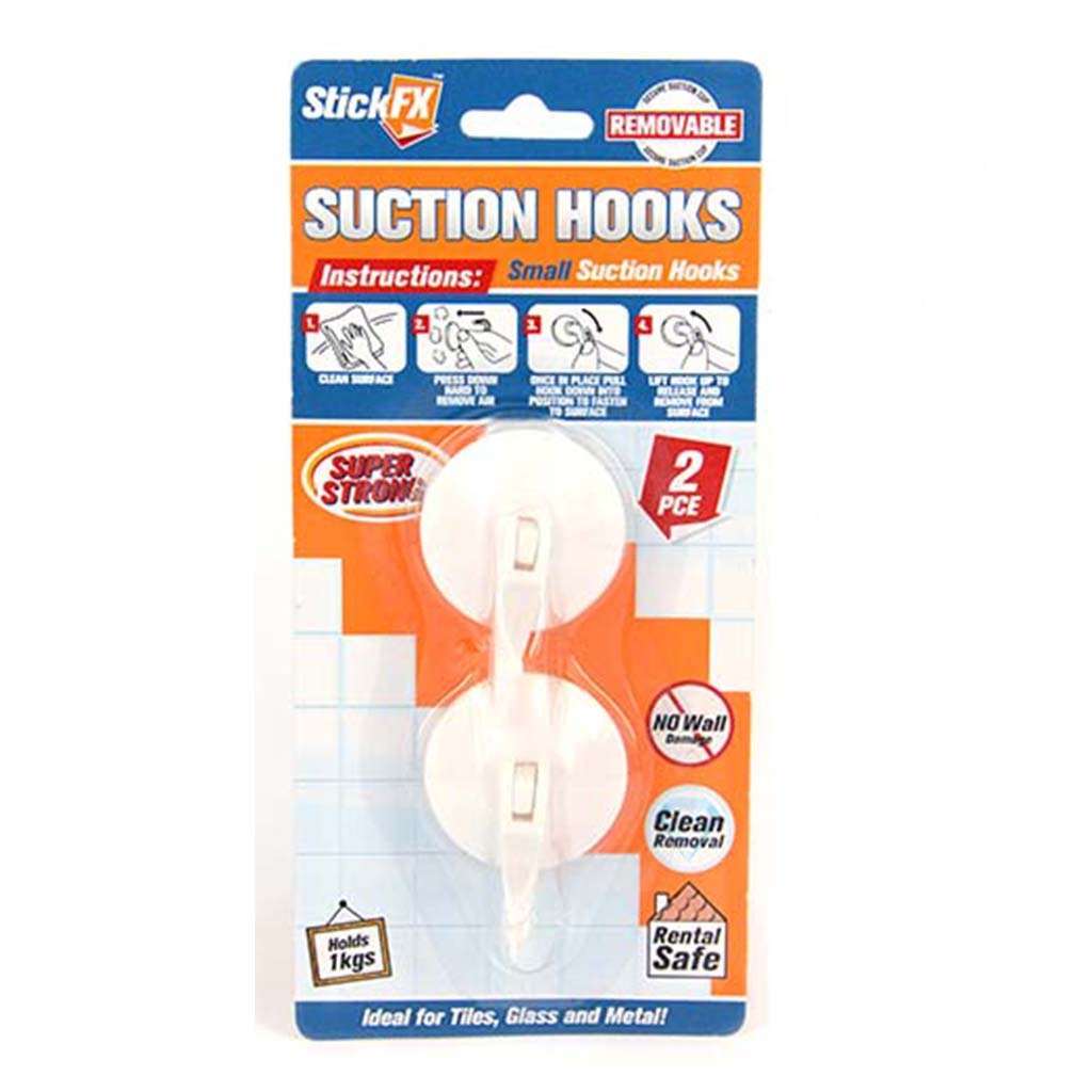 StickFX Suction Hooks Holds 1KG 2pcs HAR - 407
