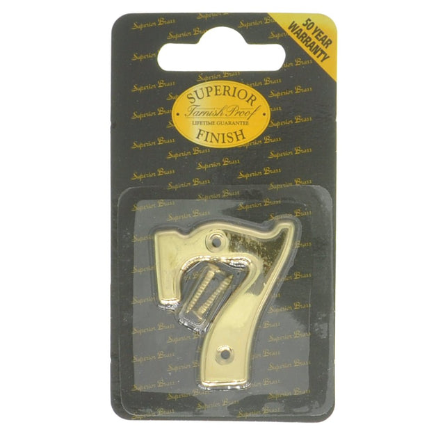 Superior Brass 50mm Brass House Number