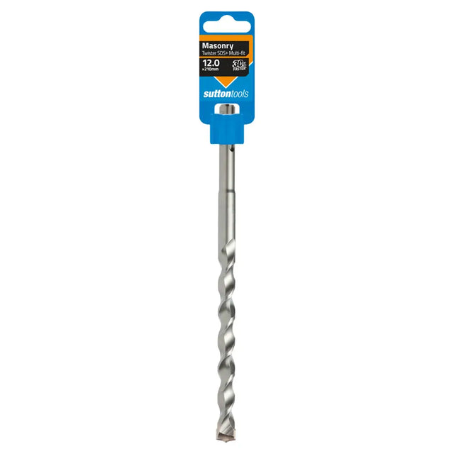 suttontools Masonry SDS Plus Drill Bit 12x210mm