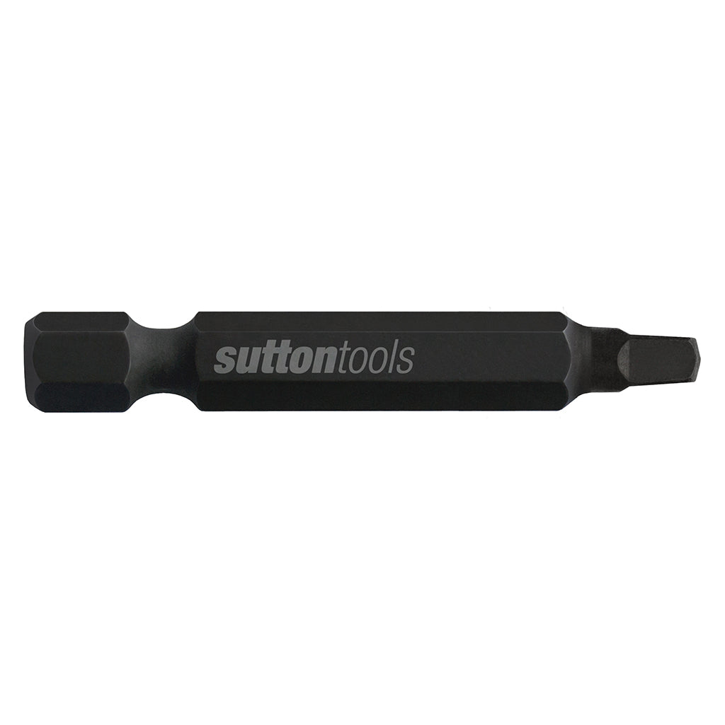 suttontools Square Recess Screwdriver Bits Impact R3X50mm S1180350