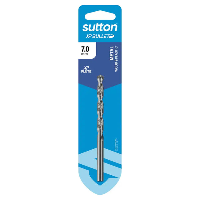 suttontools XP Bullet Jobber Metal Drill Bit 7.0mm D220H0700