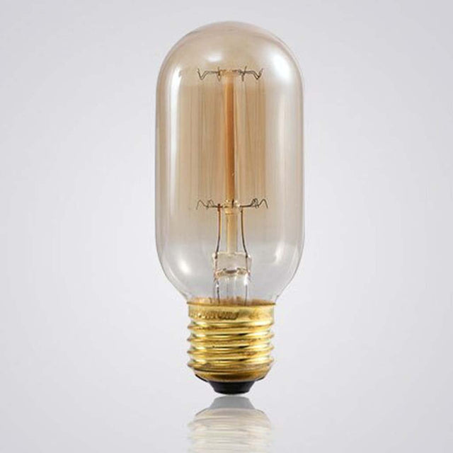 T45 Filament Vintage Light Bulb E27 240V 40W W/W