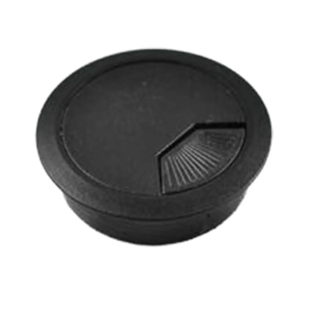 Table Desk Wire Cord Cable Grommets Hole Cover Protection Plastic Black 60mm