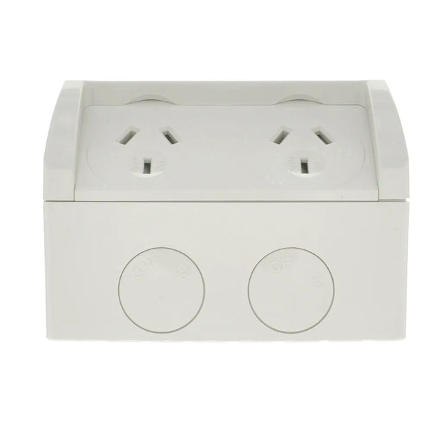 Tesla Waterproof Outdoor Wall Socket 250V 10A IP53 WPGP02