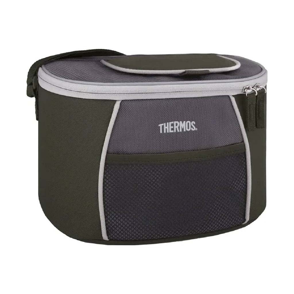 Thermos 6 Can Soft Cooler Grey Green E5CAN6