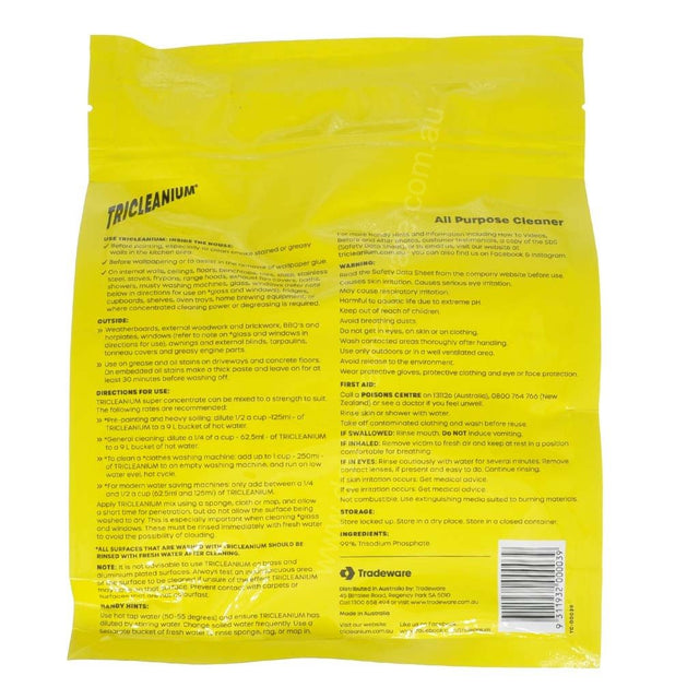 Tricleanium Ultra Concentrated Cleaner 1Kg TC - 00039