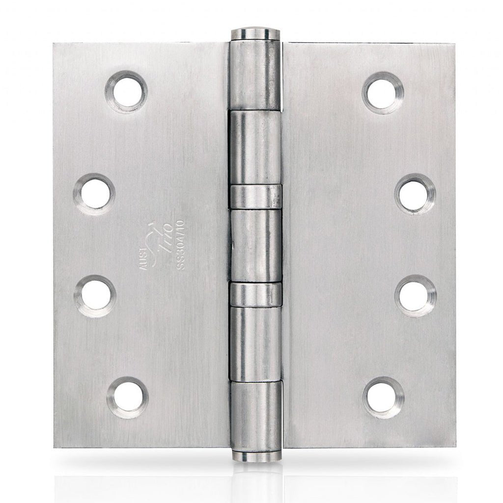 Trio Door Butt Hinge 100X100X2.5mm Fixed Pin Stainless Steel R1 - 1100F20