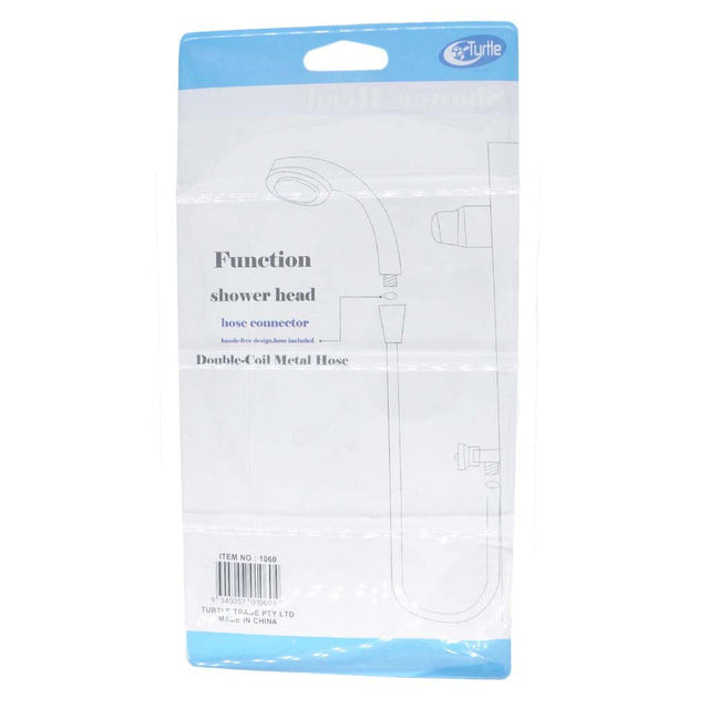 Turtle Trigger Spray Shower Head with 1.5m Hose 1060